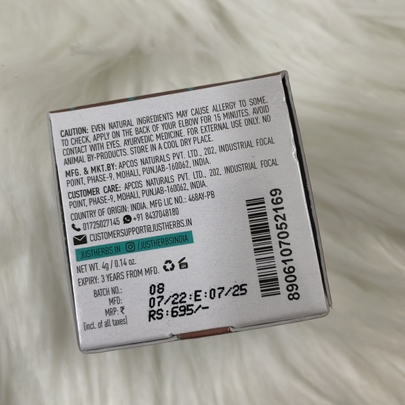 Just Herbs Lip & Cheek Tint & blush for eyelids : 04 Mahogany | NWT - Picture 16 of 16